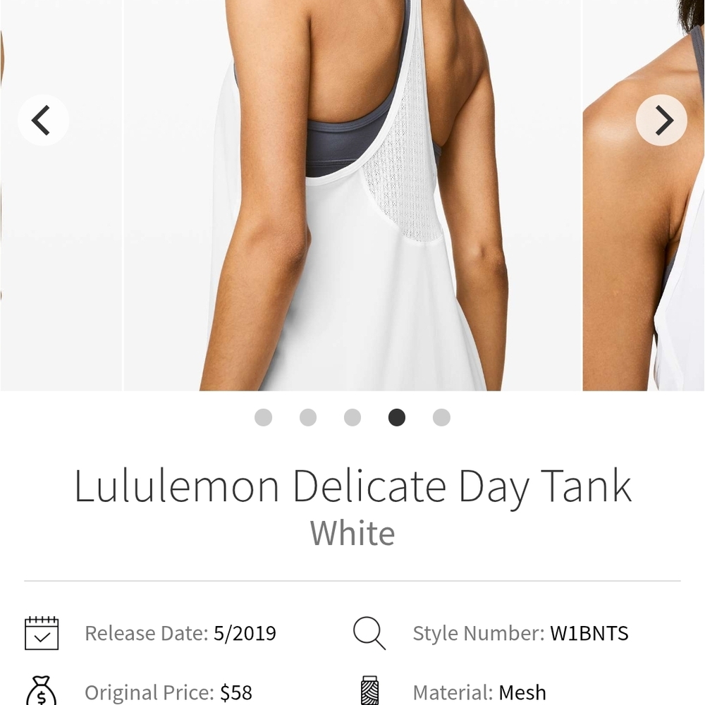 Lululemon Delicate Day Tank
White & Black - Picture 16 of 16